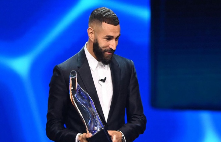بنزيمة ينال جائزة الاتحاد الأوروبي لأفضل لاعب