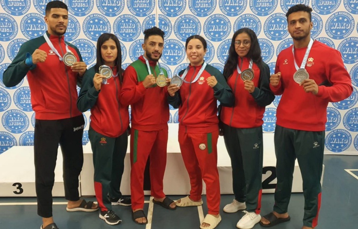 ميدالية ذهبية للمنتخب المغربي لكيك بوكسينغ ببطولة افريقيا