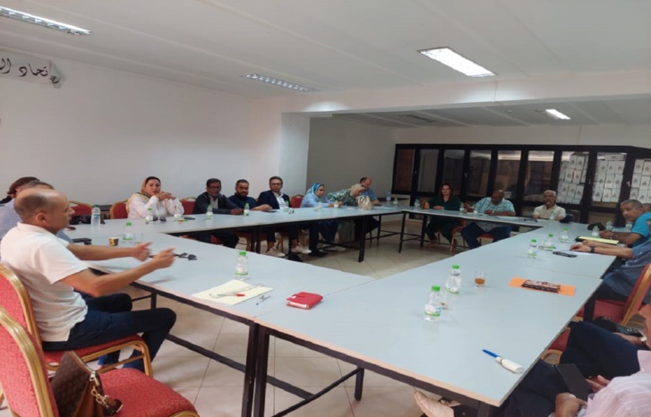 تفاصيل اللقاء الاستعجالي للمكتب التنفيذي ﻻتحاد النقابات الوطنية لوزارة الشباب والثقافة تفاصيل اللقاء الاستعجالي للمكتب التنفيذي ﻻتحاد النقابات الوطنية لوزارة الشباب والثقافة