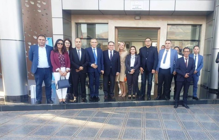 القنصل العام لدولة إسبانيا في زيارة لمنتزه عين أسردون والمتجر التضامني بجهة بني ملال خنيفرة