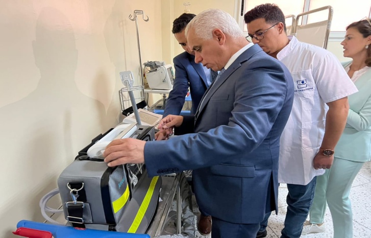 "آيت طالب" يعطي انطلاقة خدمات المستشفى الجهوي مولاي علي الشريف بالراشيدية بعد توسعته وتجهيزه