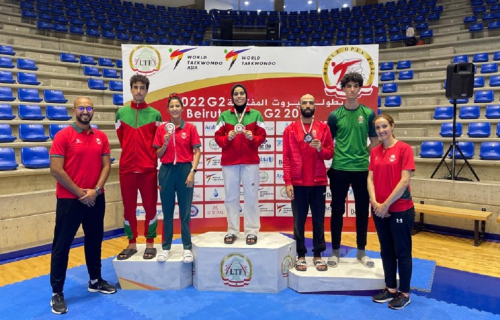 ميدالية ذهبية و برونزيتان للمغرب في الدوري الدولي بيروت ميدالية ذهبية و برونزيتان للمغرب في الدوري الدولي بيروت