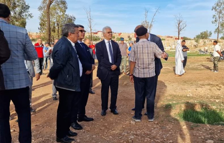 نزار بركة يحضر مراسم تشييع جنازة الراحل عبد الرحمان خيير