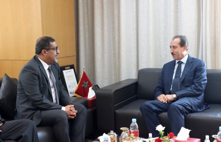 الداكي يجري مباحثات مع  وزير العدل اليمني الداكي يجري مباحثات مع  وزير العدل اليمني