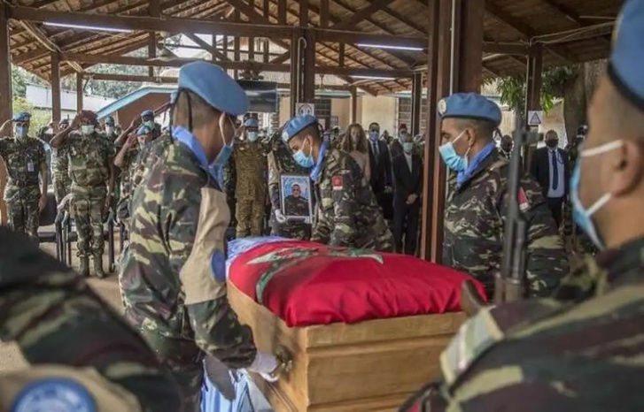 مصرع جندي مغربي من حفظة السلام بإفريقيا الوسطى مصرع جندي مغربي من حفظة السلام بإفريقيا الوسطى