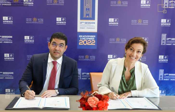 بنسعيد يبرم اتفاقية شراكة مع منظمة اليونسكو بنسعيد يبرم اتفاقية شراكة مع منظمة اليونسكو