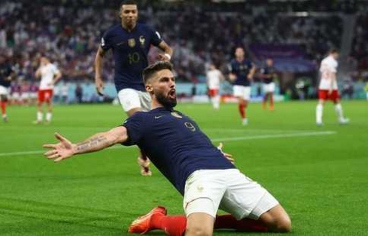فرنسا إلى ربع النهائي بفوزها على بولندا 3-1 فرنسا إلى ربع النهائي بفوزها على بولندا 3-1