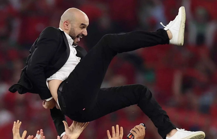 الركراكي.. نهدي تأهلنا لربع نهائي كأس العالم لجلالة الملك وللشعب المغربي الركراكي.. نهدي تأهلنا لربع نهائي كأس العالم لجلالة الملك وللشعب المغربي