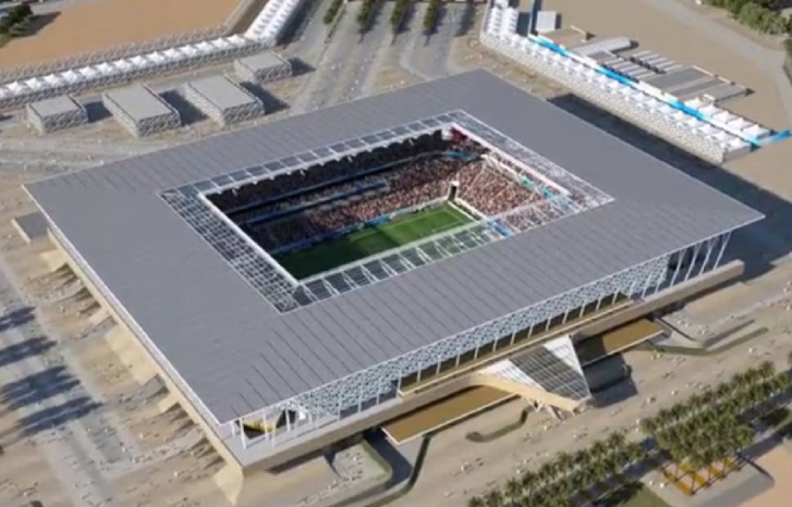 قطر تشرع في تفكيك أحد ملاعب المونديال قطر تشرع في تفكيك أحد ملاعب المونديال