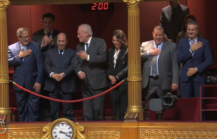 مباحثات رفيعة المستوى بفرنسا لوفد من مجلس المستشارين مباحثات رفيعة المستوى بفرنسا لوفد من مجلس المستشارين