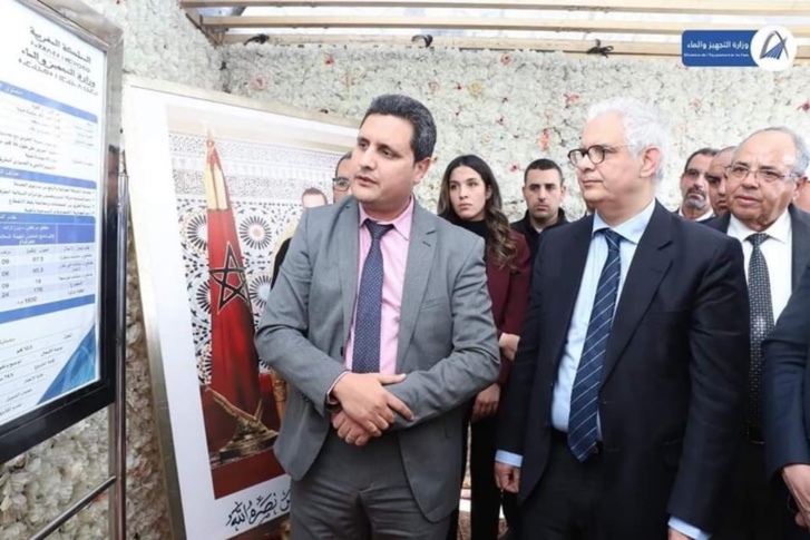 وزير التجهيز والماء يقوم بزيارة تفقدية لسد أكدز