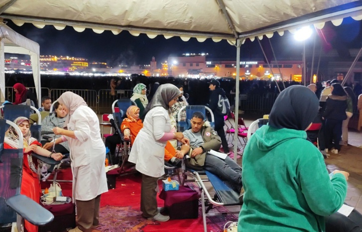 حملة للتبرع بالدم تنقذ حياة المئات في مراكش حملة للتبرع بالدم تنقذ حياة المئات في مراكش