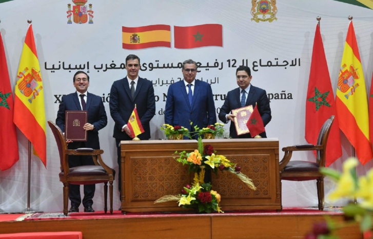 المغرب وإسبانيا يختتمان أشغال الاجتماع رفيع المستوى في الرباط ببيان مشترك المغرب وإسبانيا يختتمان أشغال الاجتماع رفيع المستوى في الرباط ببيان مشترك