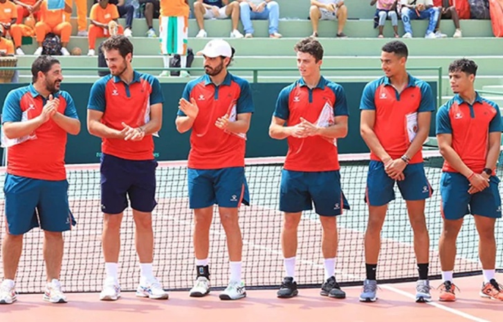 تألق مغربي في بطولة كأس ديفيس للتنس تألق مغربي في بطولة كأس ديفيس للتنس