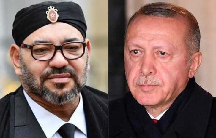 جلالة الملك يواسي رئيس تركيا على إثر الزلزال العنيف الذي ضرب بلاده جلالة الملك يواسي رئيس تركيا على إثر الزلزال العنيف الذي ضرب بلاده