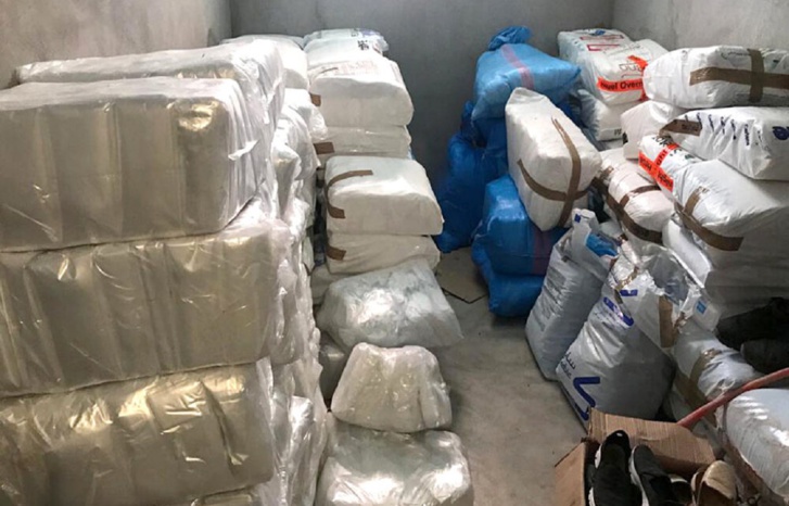 سلا.. حجز 2960 كلغ من الأكياس البلاستيكية المحظورة سلا.. حجز 2960 كلغ من الأكياس البلاستيكية المحظورة