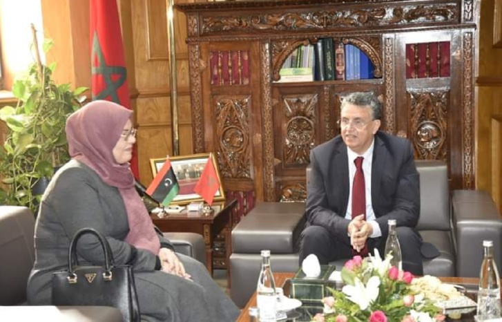 وزير العدل يجري مباحثات مع نظيرته الليبية في الرباط وزير العدل يجري مباحثات مع نظيرته الليبية في الرباط