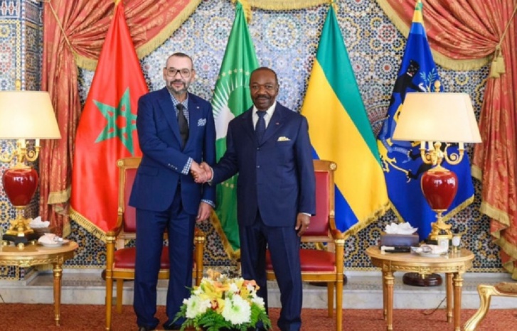 الملك محمد السادس يجري مباحثات مع رئيس الغابون الملك محمد السادس يجري مباحثات مع رئيس الغابون