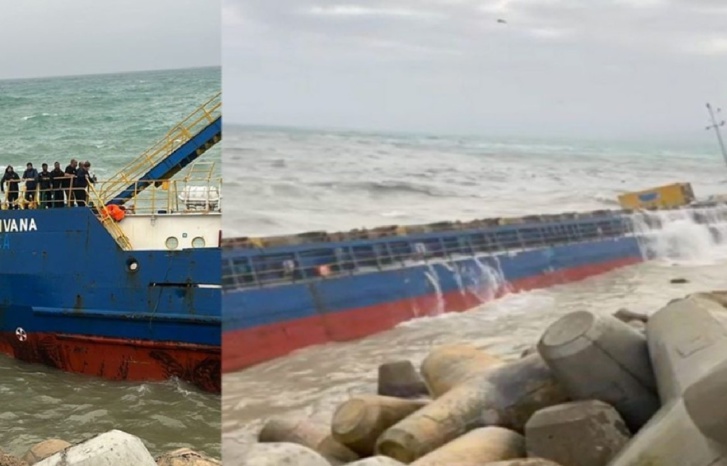 انقلاب سفينة تجارية قادمة من الأوروغواي بسواحل المضيق انقلاب سفينة تجارية قادمة من الأوروغواي بسواحل المضيق