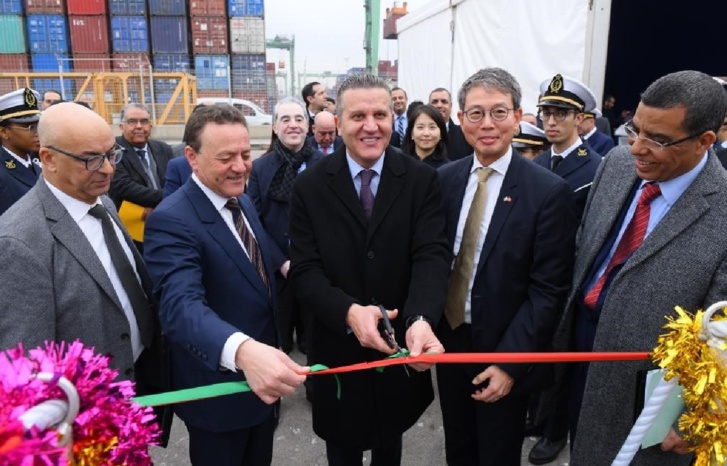 الوزير عبد الجليل يدشن سفينة "شالة" بميناء الدار البيضاء الوزير عبد الجليل يدشن سفينة "شالة" بميناء الدار البيضاء