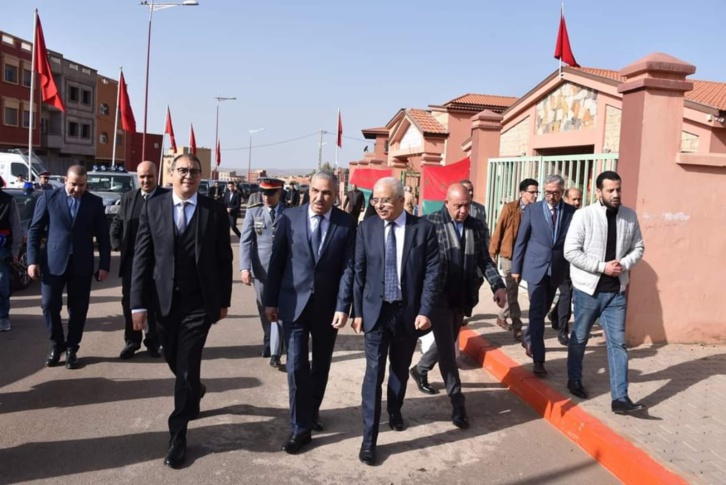 الوالي المنسق العام للمبادرة الوطنية للتنمية البشرية يشرف على تدشين مراكز اجتماعية إنسانية بأزيلال الوالي المنسق العام للمبادرة الوطنية للتنمية البشرية يشرف على تدشين مراكز اجتماعية إنسانية بأزيلال