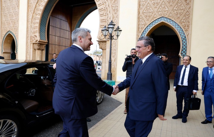 تفاصيل استقبال أخنوش للمستشار الفيدرالي لجمهورية النمسا تفاصيل استقبال أخنوش للمستشار الفيدرالي لجمهورية النمسا