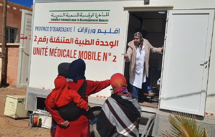 قافلة طبية للساكنة المتضررة من سوء أحوال الطقس بورزازات  قافلة طبية للساكنة المتضررة من سوء أحوال الطقس بورزازات