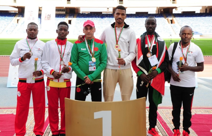 الأبطال المغاربة يلونون افتتاح الجائزة الكبرى مولاي الحسن بالذهب