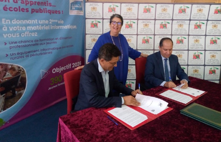 توقيع اتفاقيات شراكة لتأمين الزمن الاستدراكي بالبيضاء توقيع اتفاقيات شراكة لتأمين الزمن الاستدراكي بالبيضاء