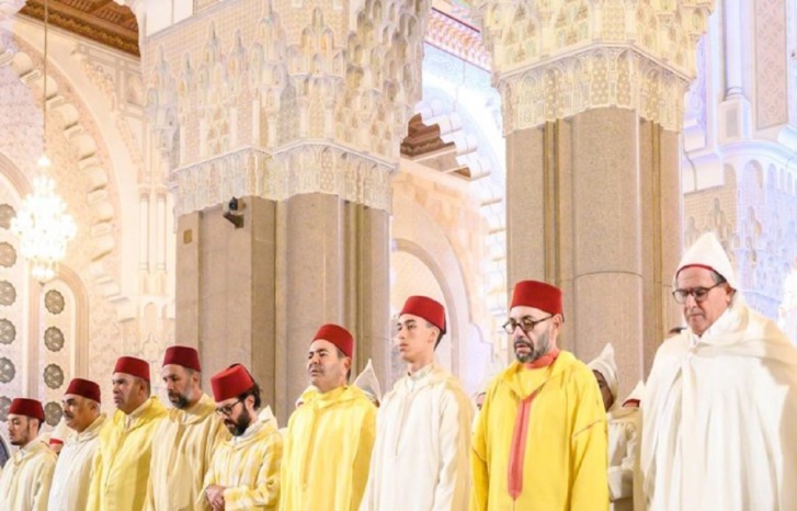 أمير المؤمنين يترأس حفلا دينيا إحياء لليلة القدر المباركة بمسجد الحسن الثاني بالدار البيضاء