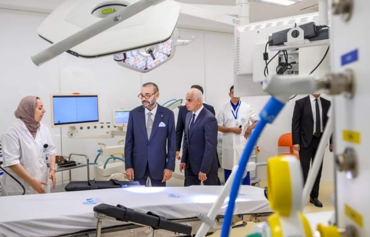 صاحب الجلالة يدشن المركز الاستشفائي الجامعي "محمد السادس" بطنجة صاحب الجلالة يدشن المركز الاستشفائي الجامعي "محمد السادس" بطنجة