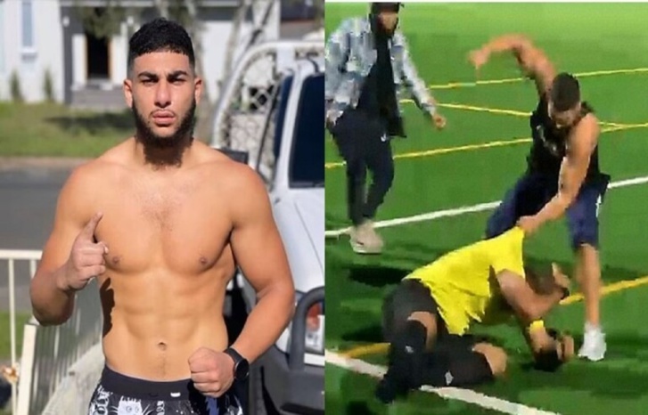 بالفيديو.. ملاكم عربي يعتدي بوحشية على حكم كرة قدم عربي في أستراليا بالفيديو.. ملاكم عربي يعتدي بوحشية على حكم كرة قدم عربي في أستراليا