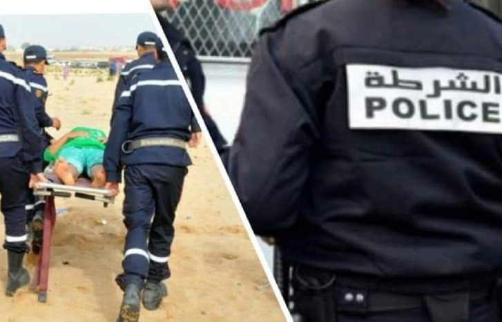 شرطي ينقذ طفلا من الغرق بشاطئ أكادير شرطي ينقذ طفلا من الغرق بشاطئ أكادير