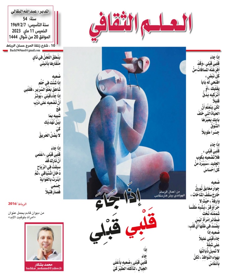 إذَا جَاءَ قَلْبِي قَبْلِي إذَا جَاءَ قَلْبِي قَبْلِي