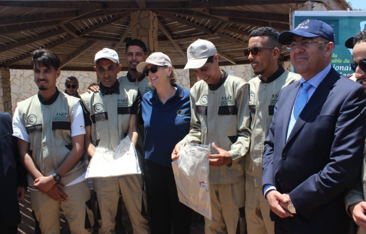 وفد مغربي أوروبي رفيع المستوى يتفقد المنتزه الوطني سوس ماسة بأكادير  وفد مغربي أوروبي رفيع المستوى يتفقد المنتزه الوطني سوس ماسة بأكادير