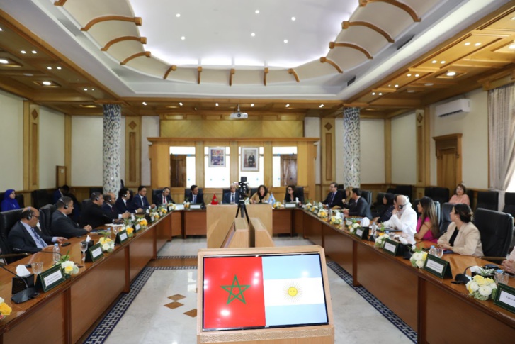 وزير الصحة المغربي يوقع مع نظيرته الأرجنتينية مذكرة تفاهم في مجال الصحة والحماية الاجتماعية وزير الصحة المغربي يوقع مع نظيرته الأرجنتينية مذكرة تفاهم في مجال الصحة والحماية الاجتماعية