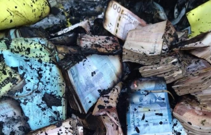 اندلاع حريق في ناقلة أموال بوجدة اندلاع حريق في ناقلة أموال بوجدة