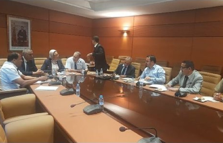 فريق الاتحاد العام بمجلس المستشارين في لقاء تواصلي مع ممثلي النقابة الوطنية للعدل