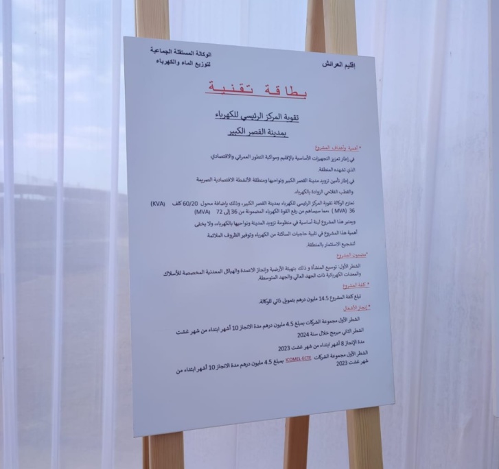 عامل إقليم العرائش يشرف على انطلاق أشغال مشاريع تنموية بالقصر الكبير وجماعتي "زوادة" و"اولاد أوشيح"