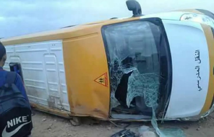 مصرع طفلة وإصابة 19 شخصا في حادث سير بإقليم بولمان مصرع طفلة وإصابة 19 شخصا في حادث سير بإقليم بولمان