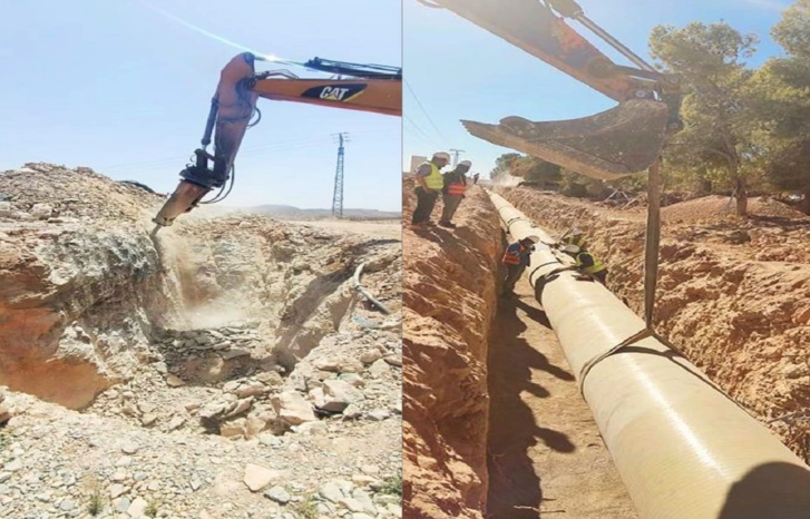 إنجاز مشروع ضخم لتجديد قنوات تزويد وجدة بالماء الشروب إنجاز مشروع ضخم لتجديد قنوات تزويد وجدة بالماء الشروب