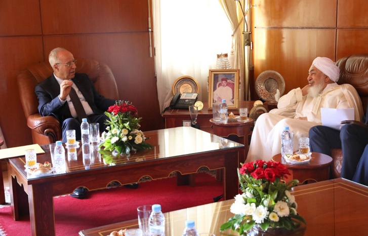 وزير الأوقاف المغربي يستقبل وفدا رفيع المستوى  من مؤسسة حلف الفضول الجديد