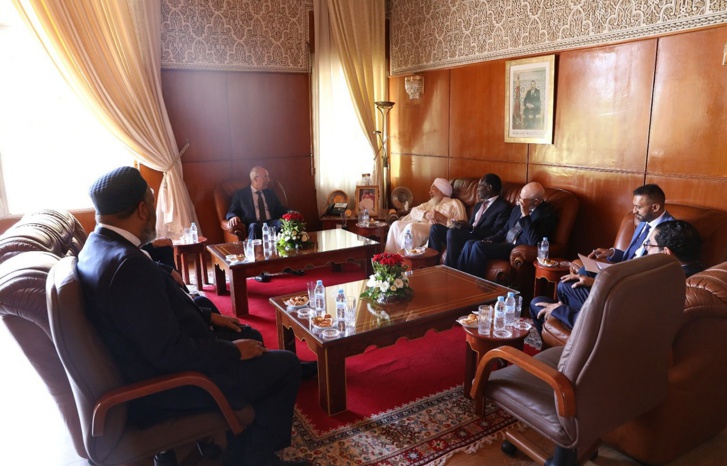 وزير الأوقاف المغربي يستقبل وفدا رفيع المستوى  من مؤسسة حلف الفضول الجديد وزير الأوقاف المغربي يستقبل وفدا رفيع المستوى  من مؤسسة حلف الفضول الجديد