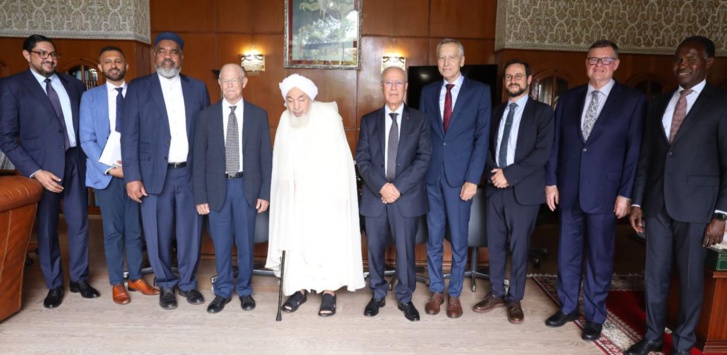 وزير الأوقاف المغربي يستقبل وفدا رفيع المستوى  من مؤسسة حلف الفضول الجديد وزير الأوقاف المغربي يستقبل وفدا رفيع المستوى  من مؤسسة حلف الفضول الجديد