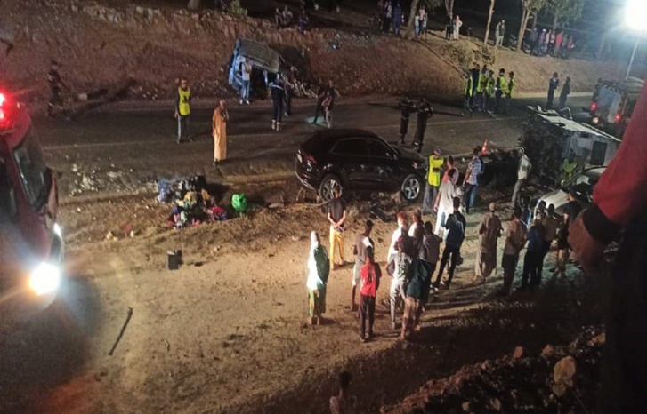 بعد حادث دمنات المأساوي فاجعة بإقليم خريبكة والحصيلة 9 قتلى بعد حادث دمنات المأساوي فاجعة بإقليم خريبكة والحصيلة 9 قتلى