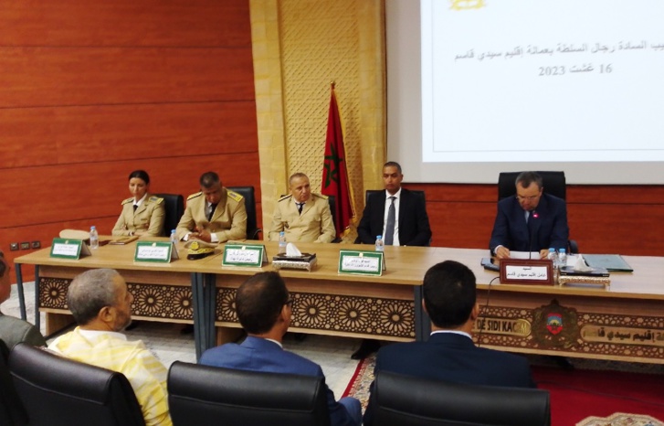 سيدي قاسم: حفل تنصيب رجال السلطة الجدد سيدي قاسم: حفل تنصيب رجال السلطة الجدد