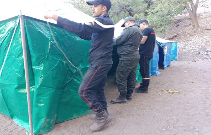 وصول القوافل الطبية والخيام إلى جماعتي أيت تمليل وأيت أمديس المتضررتين من الزلزال وصول القوافل الطبية والخيام إلى جماعتي أيت تمليل وأيت أمديس المتضررتين من الزلزال