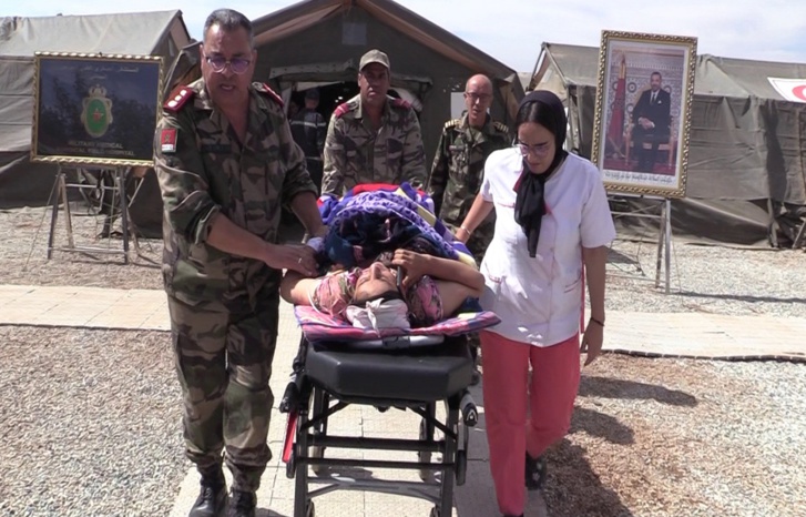 به وحدة للطب النفسي.. مستشفى عسكري ميداني بإقليم تارودانت لعلاج ضحايا الزلزال به وحدة للطب النفسي.. مستشفى عسكري ميداني بإقليم تارودانت لعلاج ضحايا الزلزال