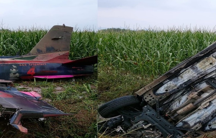 مصرع طفلة في تحطم طائرة عسكرية لـ "القوات الجوية الإيطالية"