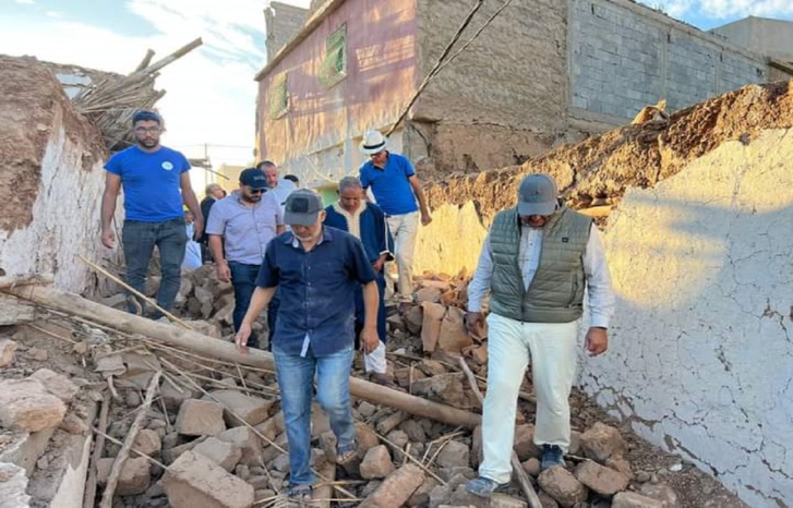 قيوح يقود وفدا برلمانيا لزيارة المناطق المنكوبة بإقليم تارودانت قيوح يقود وفدا برلمانيا لزيارة المناطق المنكوبة بإقليم تارودانت